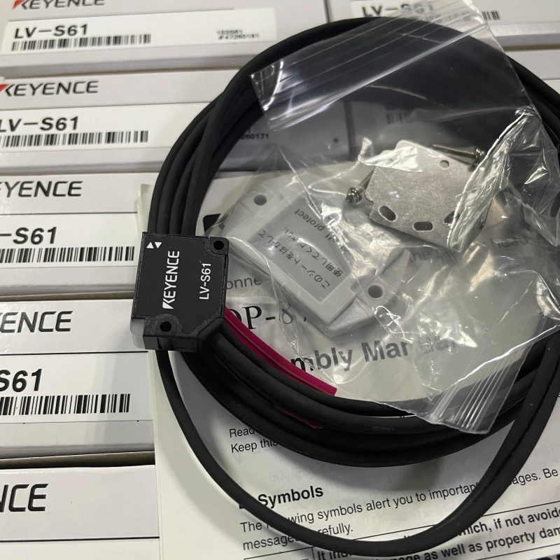 KEYENCE Retro Reflective Small Spot Sensor Head LV-S61 LV-S62 LV