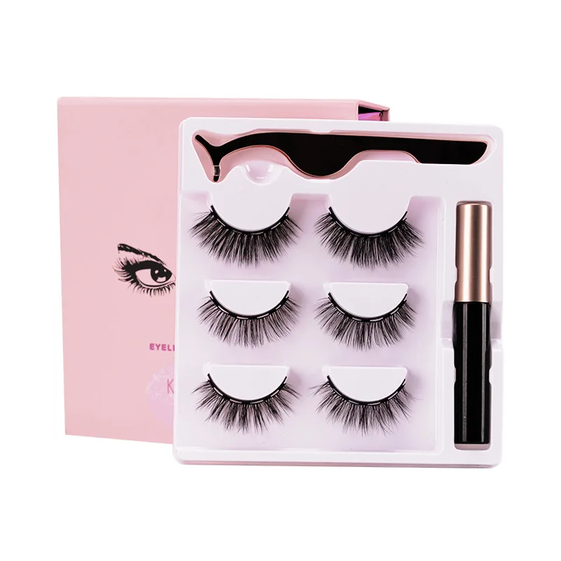 

magnetic eyelashes,3 Pairs, Black color magnetic eyelashes