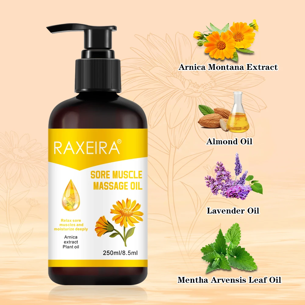 Arnica Sore Full Body Massage Oil For Women Aromatherapy Tired Muscles