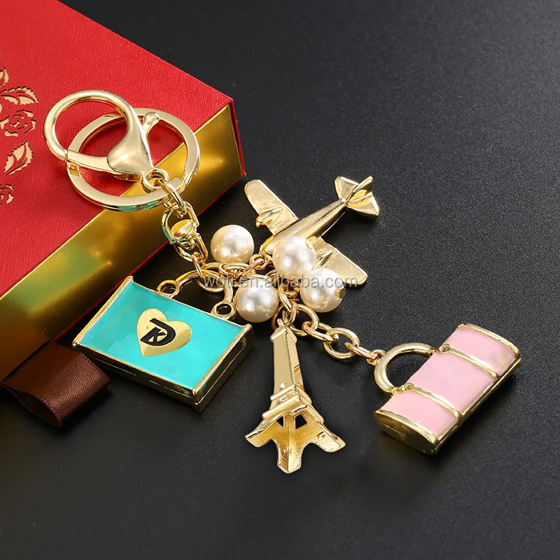 Gold Handbag Key Chains for Women for sale