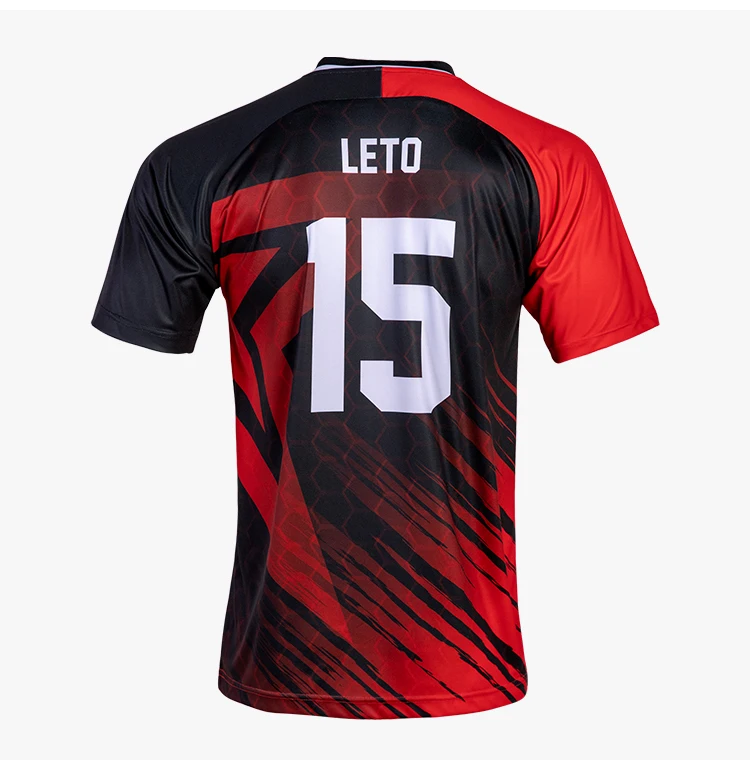 red black new design men soccer shorts set quick dry sportswear