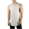 Fashion Custom Printing Wholesale Cotton men Gym Tank Tops Singlet