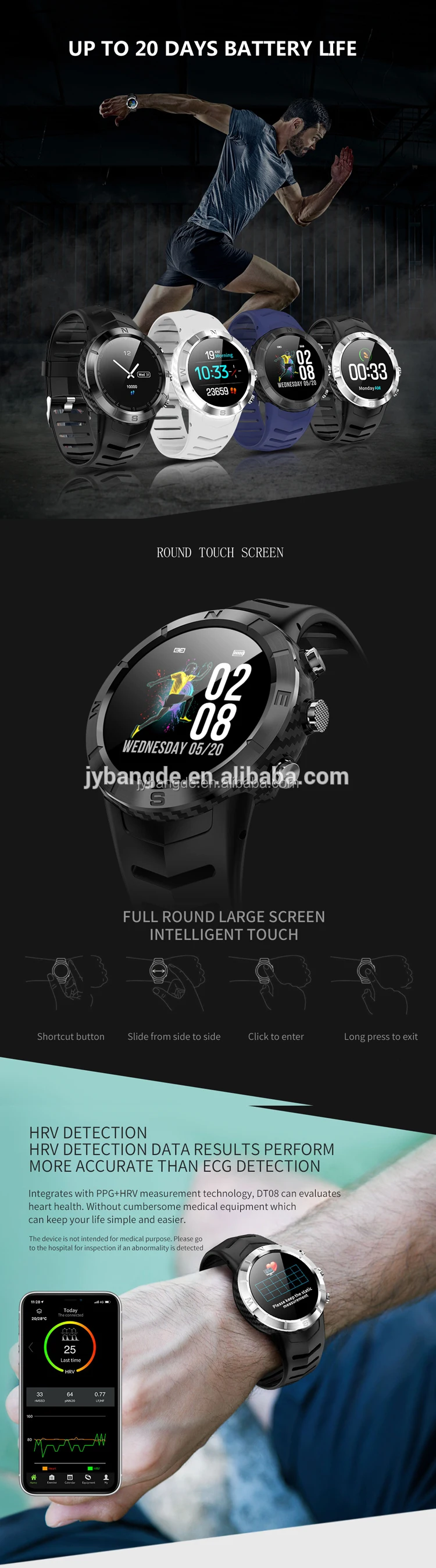 smartwatch dt08