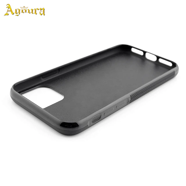 For iphone 11 TPU PC real carbon fiber 3K twill two-in-one mobile case covers