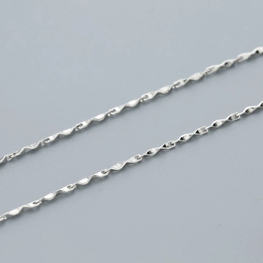 Silver Chain 925 Cadena De Plata Solid 925 Genuine Sterling Silver