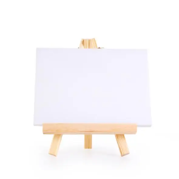 Pine Wood Low Cost Diy Accessories Wooden Art Easel Stand With Canvas