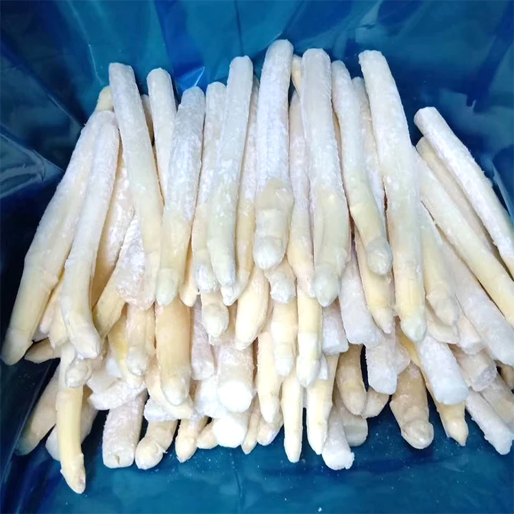 frozen peeled white asparagus cuts
