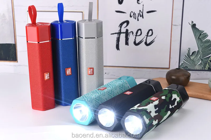 new TG603 sound bar with subwoofer wireless outdoor fabric portable bluetooth speaker with led flashlight,audio loudspeaker box - ANKUX.COM