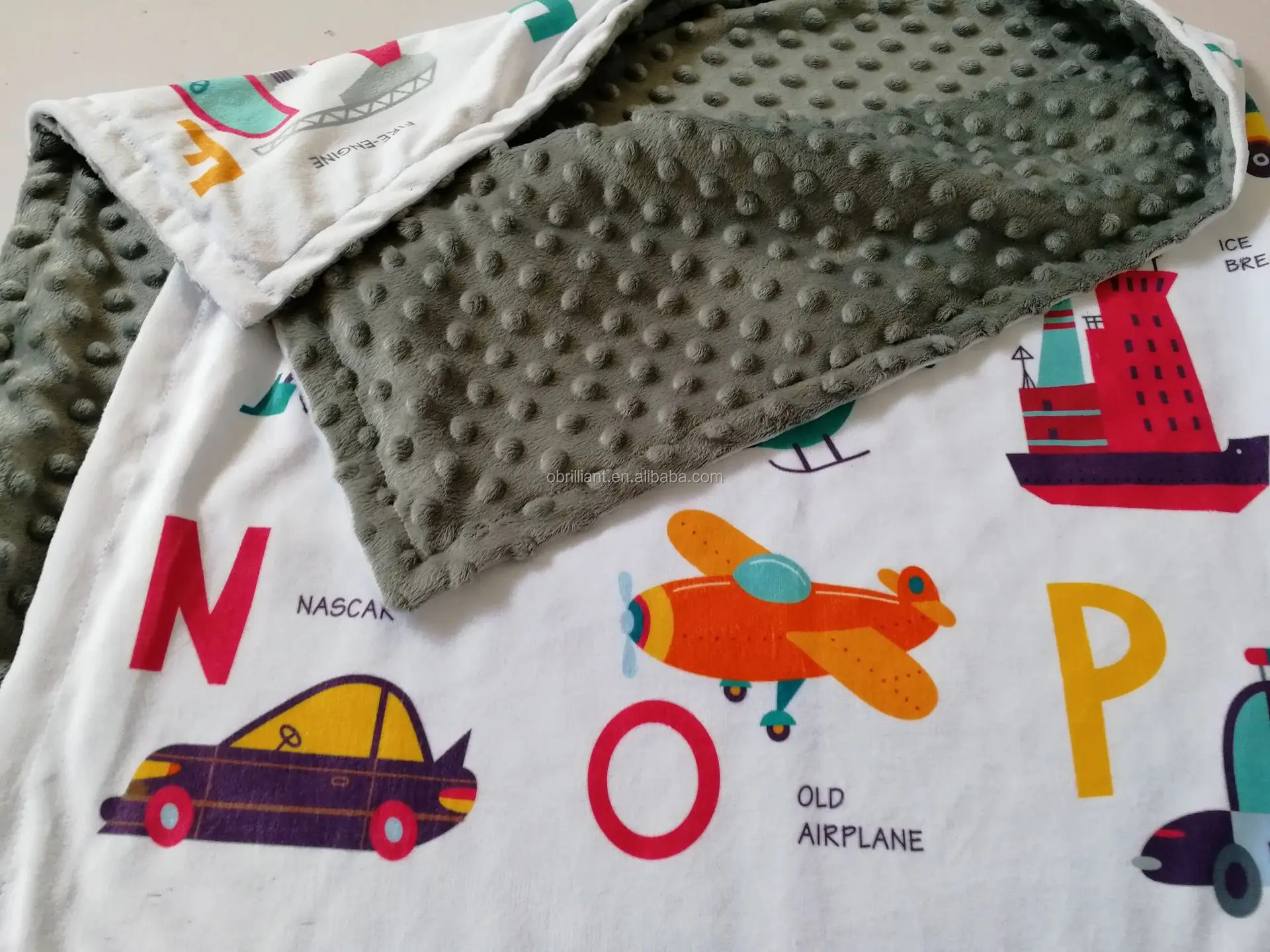 Minky Dot Baby Blanket