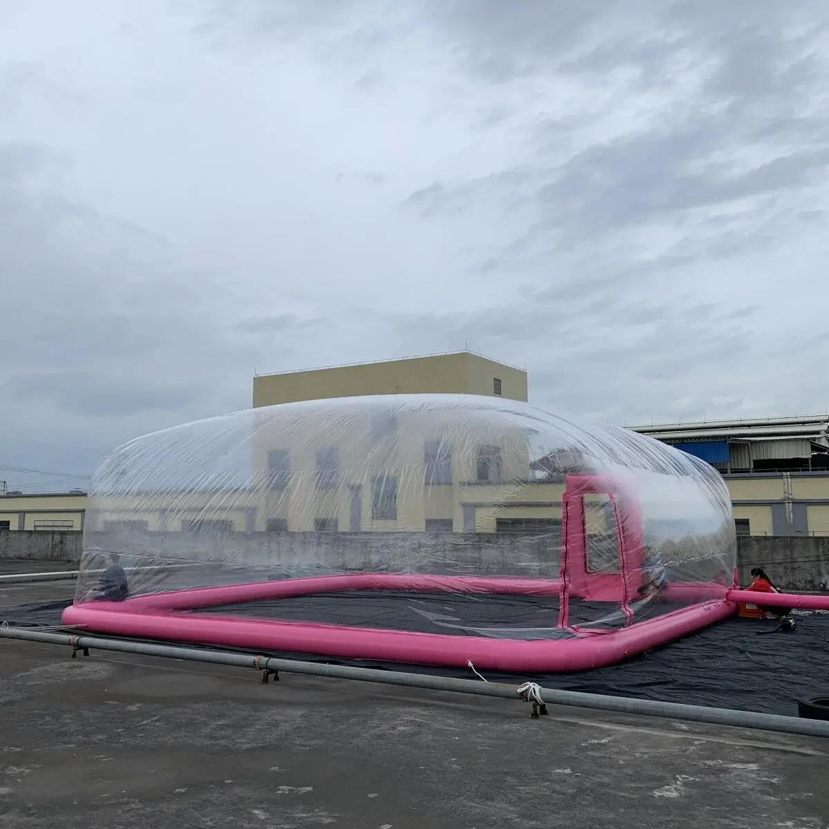 Custom Size Dome Tent Inflatable Private Swimming Pools Cover Buy Swimming Pools Cover