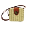 New Fashion Shoulder Bags For Women Square Straw Bag Summer Rattan Bag Handmade Woven Beach Flap Bohemia Handbag