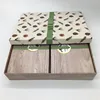 Large Christmas Nest Gift Box, Custom Cardboard Packaging Box with Ribbon
