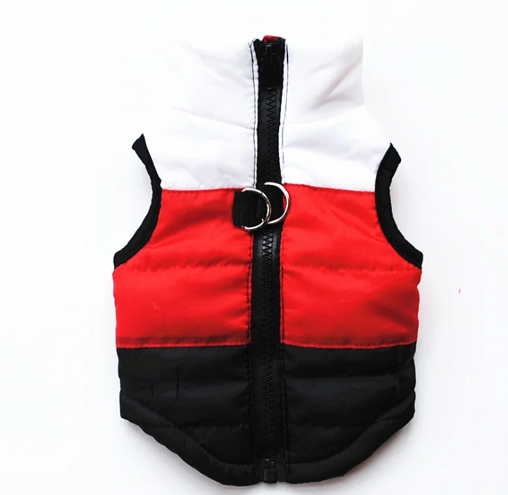 Winter Clothing Cotton-Padded Jacket Waistcoat Out Pull Buckle Pet Dog Clothes