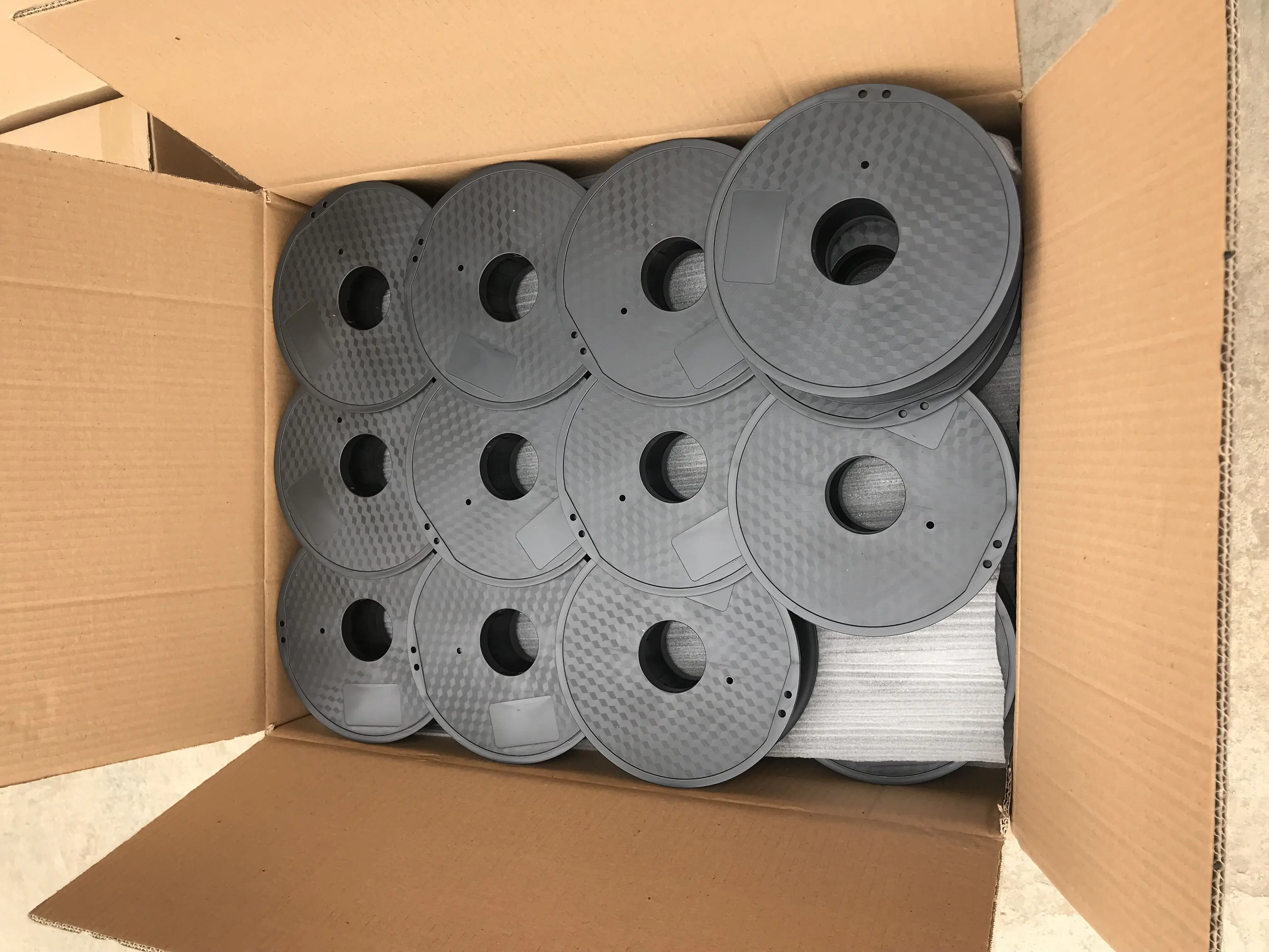 QWORK® 25 Latas De Plástico Con Tapa, Para Actividades Científicas