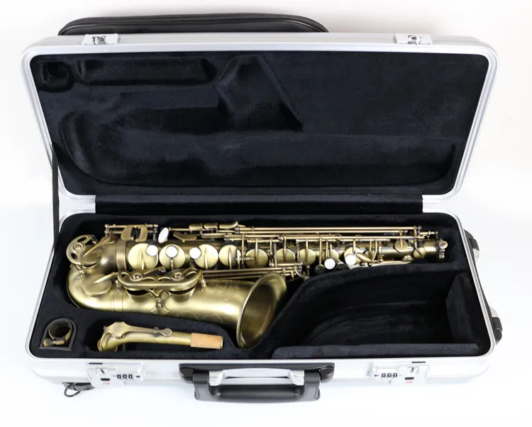 Portable Waterproof Compound carbon fiber Alto Saxophone Case with coded lock and bag