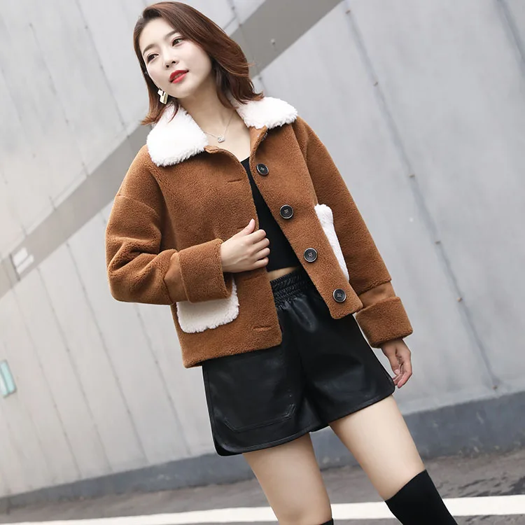 Factory Direct Wholesale long coat wool women coats wool beige alpaca wool coat