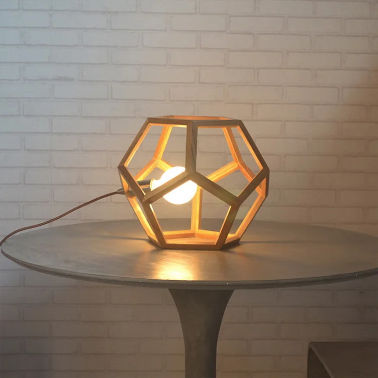 Contemporary Pendant Lamps Kitchen Wooden Chandelier Retro Lighting