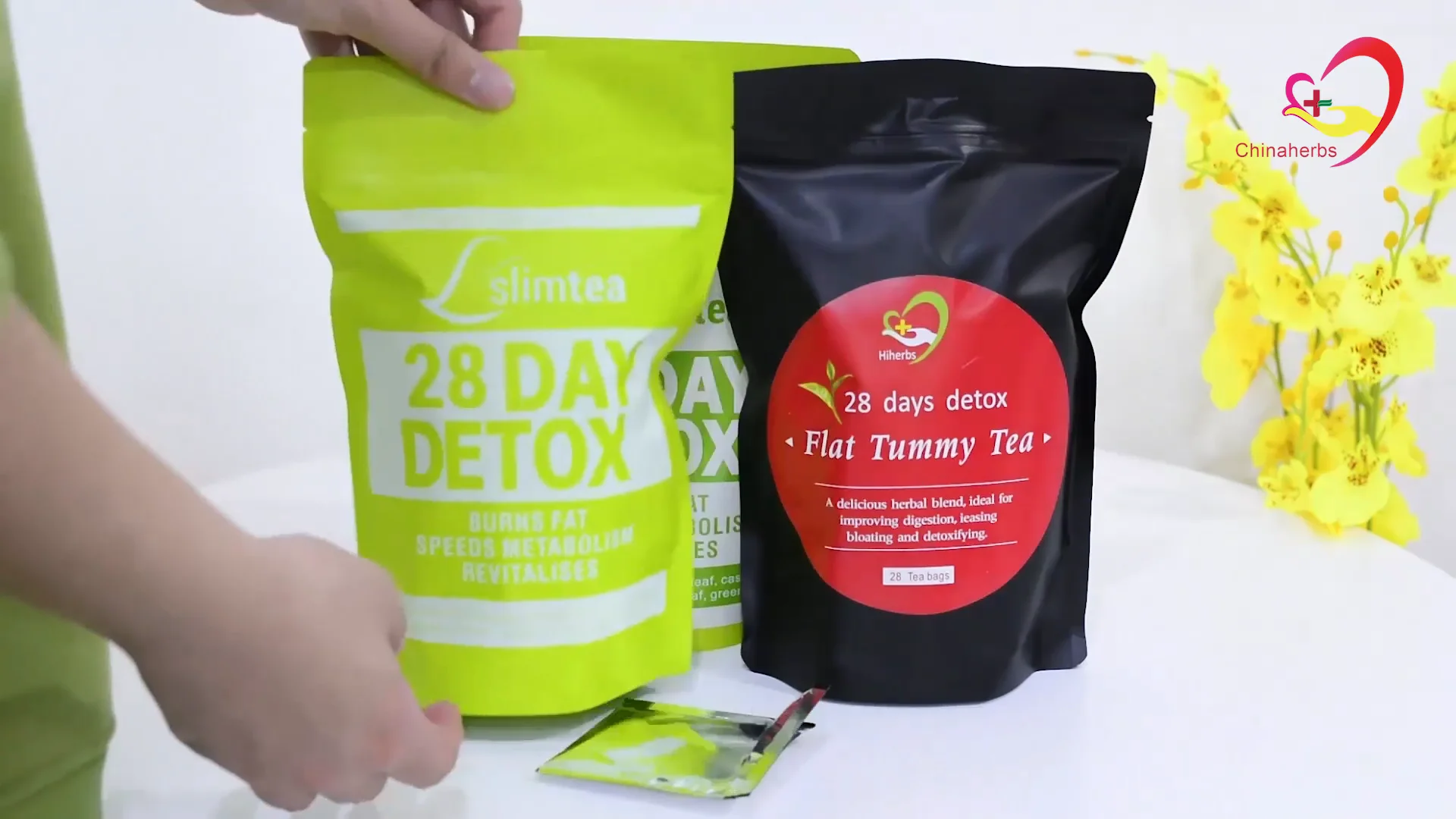 Wholesale Oem Organic Herbs Body Detox Tea For Weight Loss 28 Day Detox