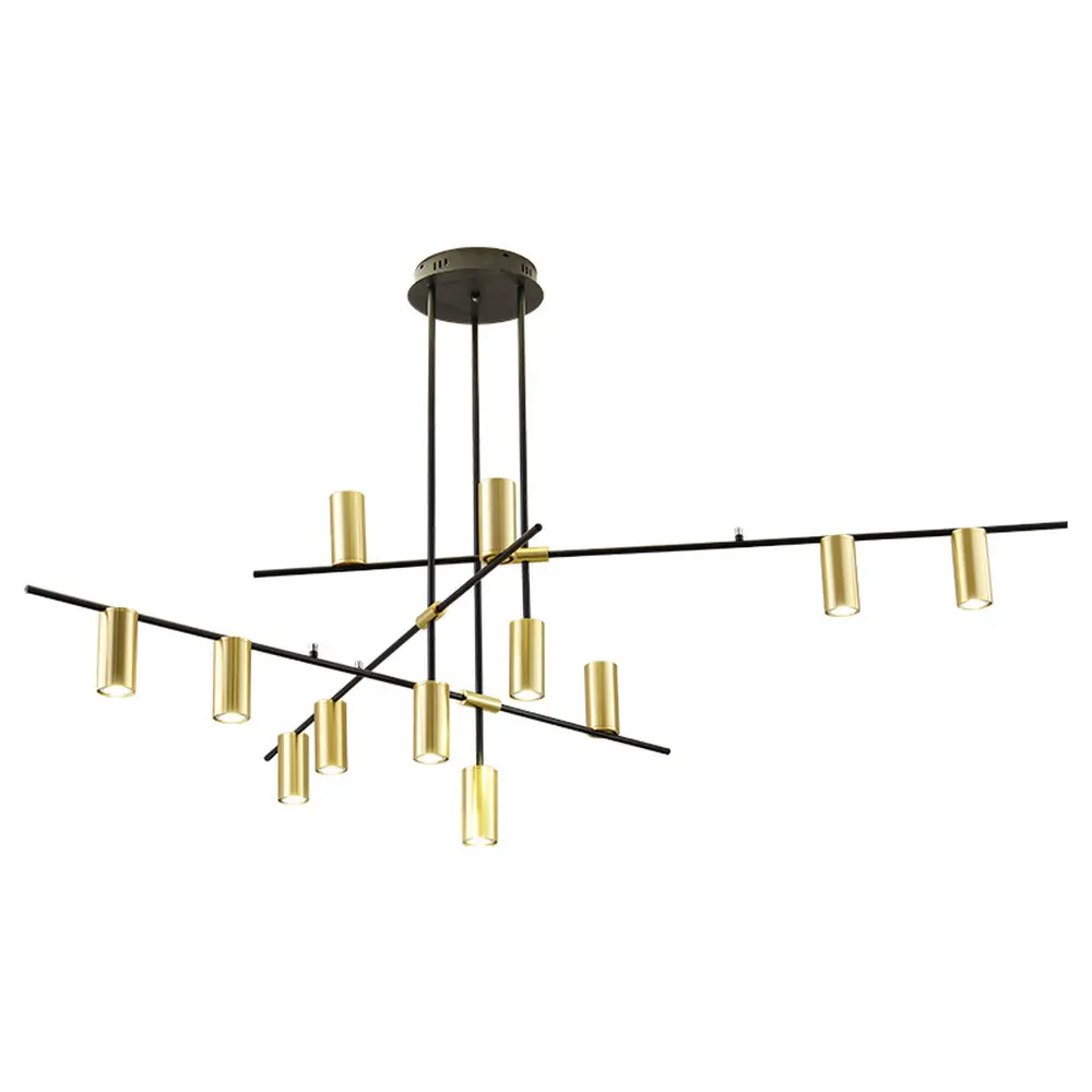 European Style Black Golden E27 LED Spotlight for Bedroom Living Room Loft Dining Room Nordic Home Decorative