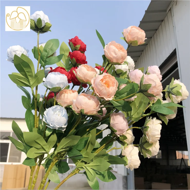 Wedding Decoration Artifical Peony Flower Artifical Silk Peony Flowers