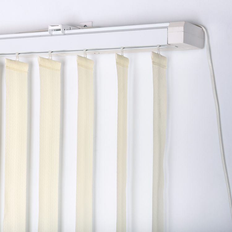 Smart Automatic Electric Motorized Vertical Blinds Blackout Fabric/pvc