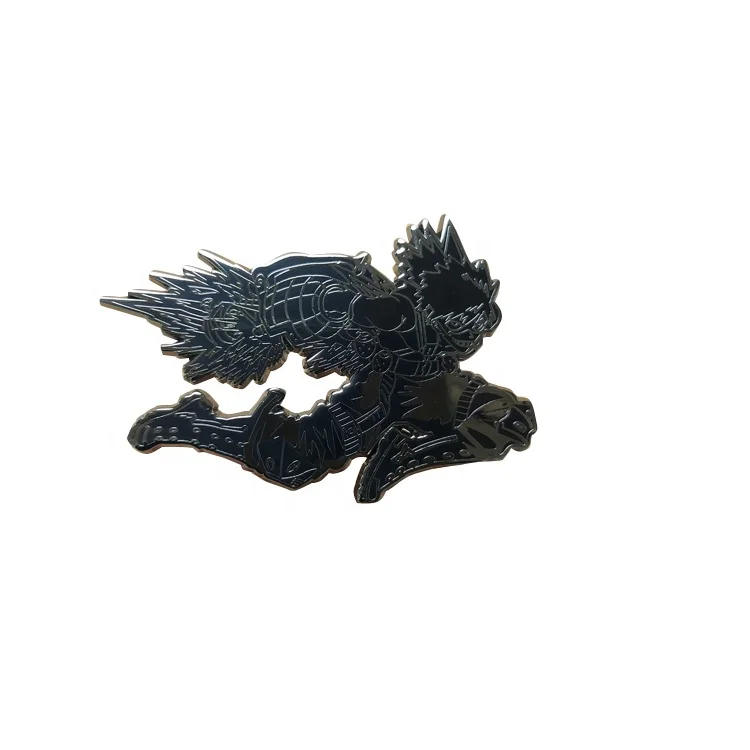 
Custom jeweled pins metal logo 
