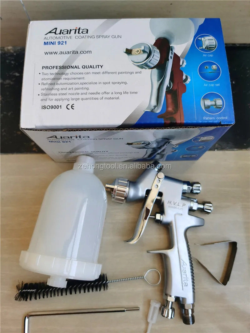 High Efficiency HVLP 1,4mm Nozzle Air Paint Spray Jet Gun AUARITA 