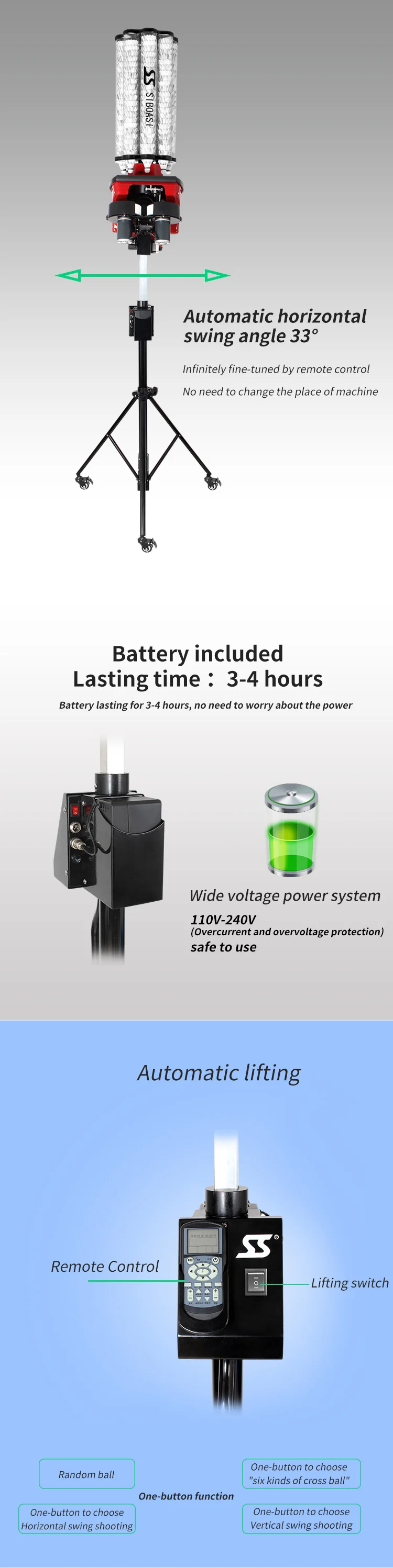 shuttlecock machine panda