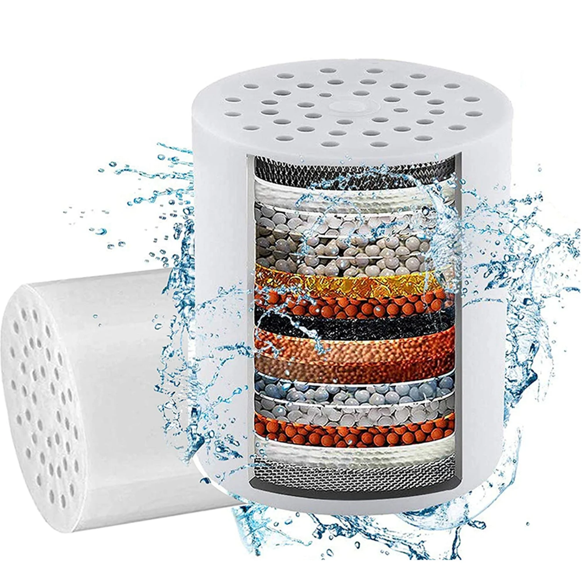 15 Stage Shower Filter With Vitamin C Shower Filters For Hard Water
