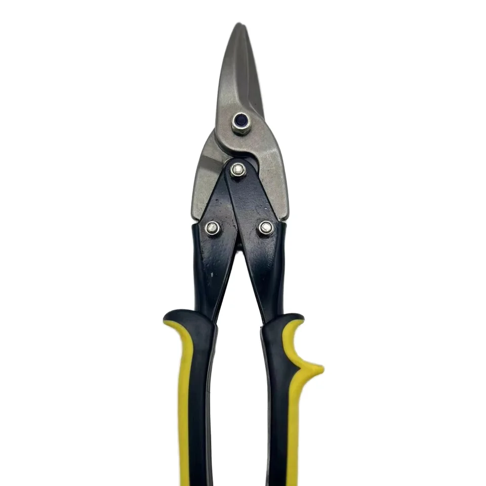 Industrial & DIY Grade Aviation Shears Smooth Edge Steel Rubber Handle with Stainless Steel Blade Cutting Tool with Sharp Tip manufacture