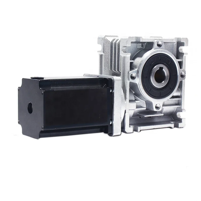 Worm Gear Stepping Motor Nema 23 2 Phases 4 Leads 3nm 57 Hybrid Nmrv25