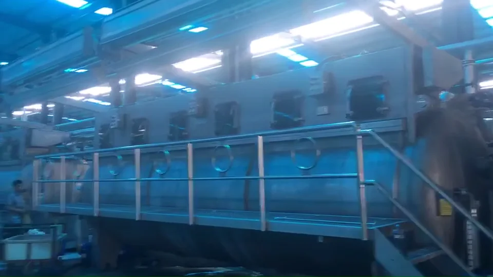 Atmospheric Temperature Full Automatic Towel Dyeing Bleaching Machine