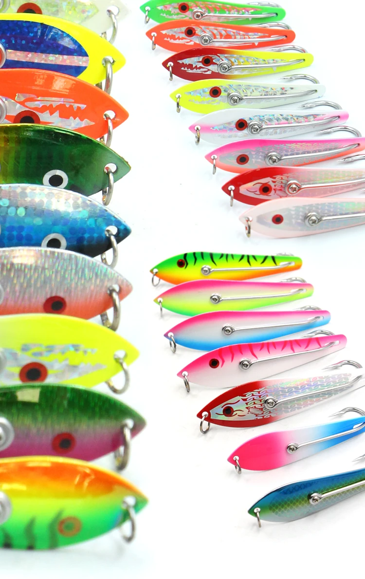 Details about   3x Sea Fishing Troll Artificial Lure Saltwater Bait Sharp Hooks with Barb Tackle 