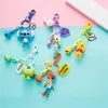 Stock custom rubber pvc plastic pendant baby doll gummy bear key chain toy story keychain /key chain ring/key chain loop