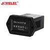 CounterHour Meter AC220V DC12-36V Industrial Hourmeter Black Rectangle Complete Sealed Quartz SYS Timer Counter Best quality