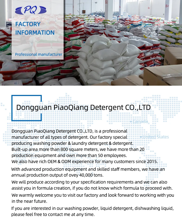 wholesale ph balanced whitening cloth washing powder detergent