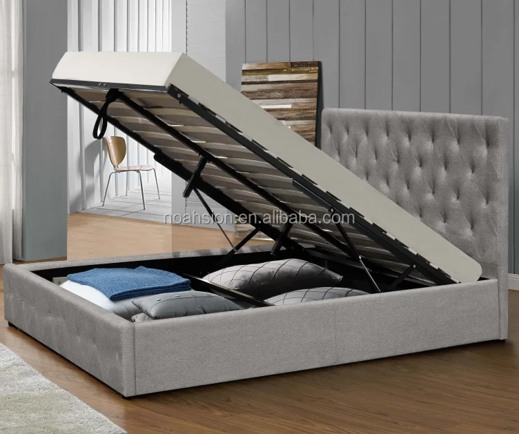 Modern Design Europe Style Bedroom Furniture Upholstered Queen Size White Leather Storage Bed View Queen Size Bed Noahsion Product Details From Weifang Noahsion Home Building Material Co Ltd On Alibaba Com