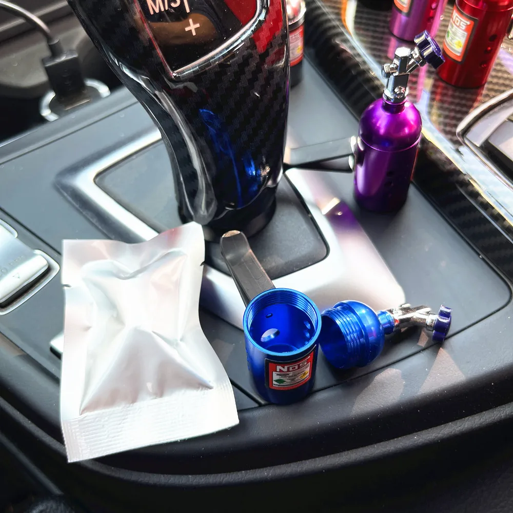 Best-Selling Car Air Vent Decoration Metal for NOS Perfume Nitrogen Cylinder Fragrant Freshener for Cross-Border Comptibility