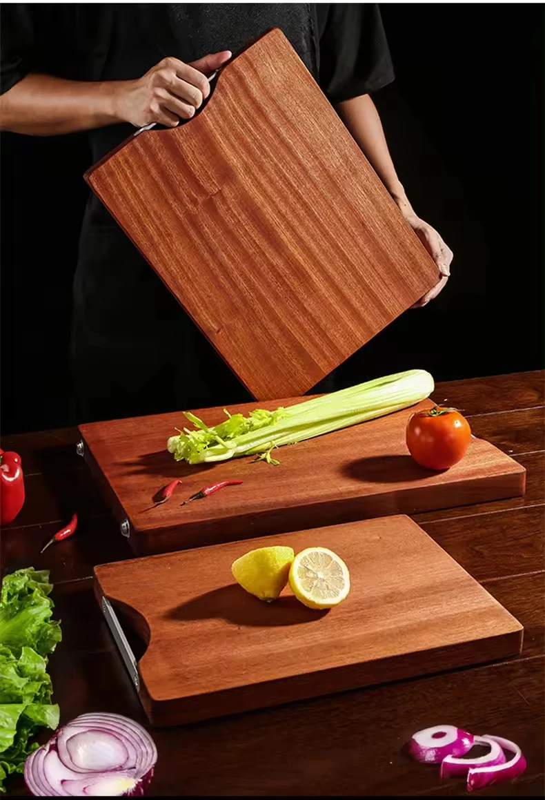 Large Ecofriendly Anti Bacterial Kitchen Rectangle Thick Ebony Wood