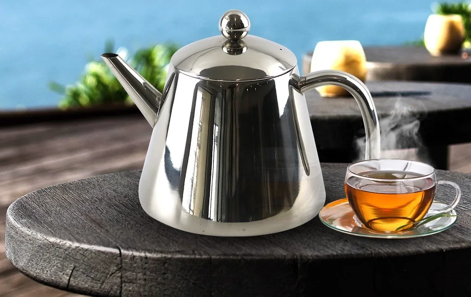 1.2l Double Wall Layer Insulated Stainless Steel Satin Brushed Finish