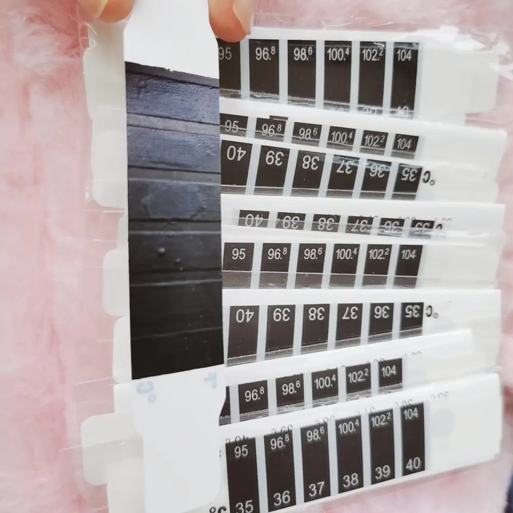 Stock Household Adhesive Lcd Disposable Plastic Forehead Baby