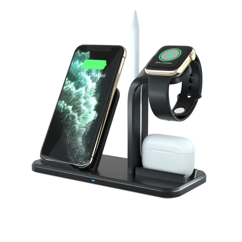 
15W fast wireless charger N35 detachable 3 in 1 wireless fast charger phone holder wireless charger with CE,FCC,ROHS Certificate 