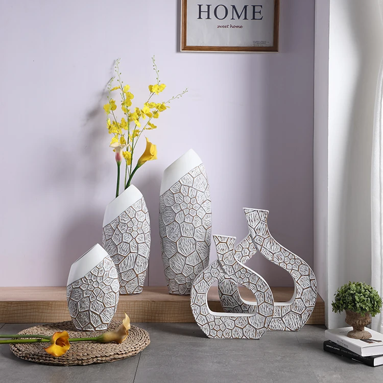 Hot sale polyresin vase custom hotel decorative flower vase large for wedding.jpg