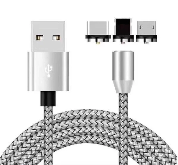 Free Shipping 1M LED Indicator Light Type C Magnetic Charging USB C Cable