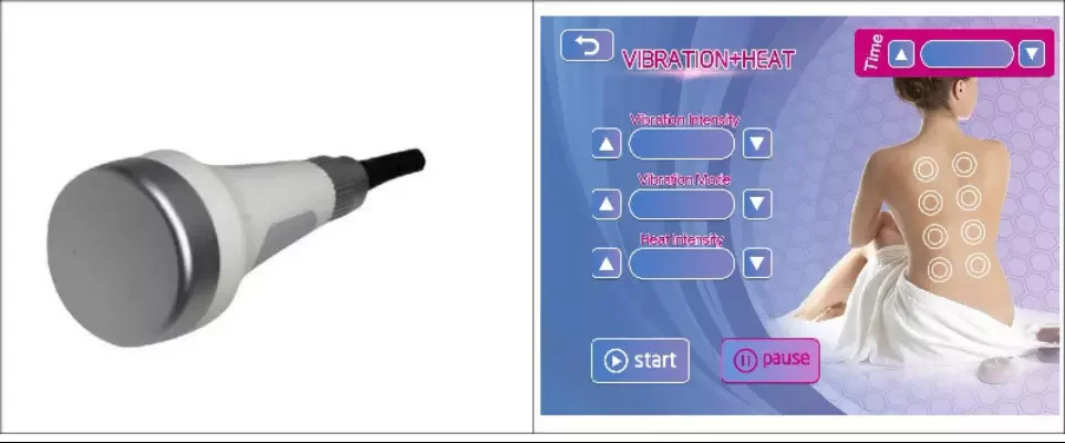 6 IN 1 RF Ultrasonic Face Body Lifting Cavitation Slimming Machine