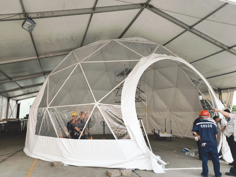 structure dome tent diamrter factory for disaster Relief-14