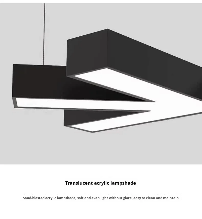 product led custom long acrylic office lights for large shopping malls supermarkets gyms offices with eye caring feature-11