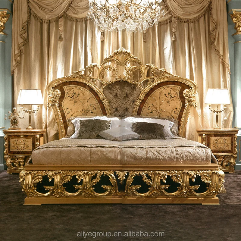 As6211a- Italian French Rococo Luxury Bedroom Furniture And Dubai ...