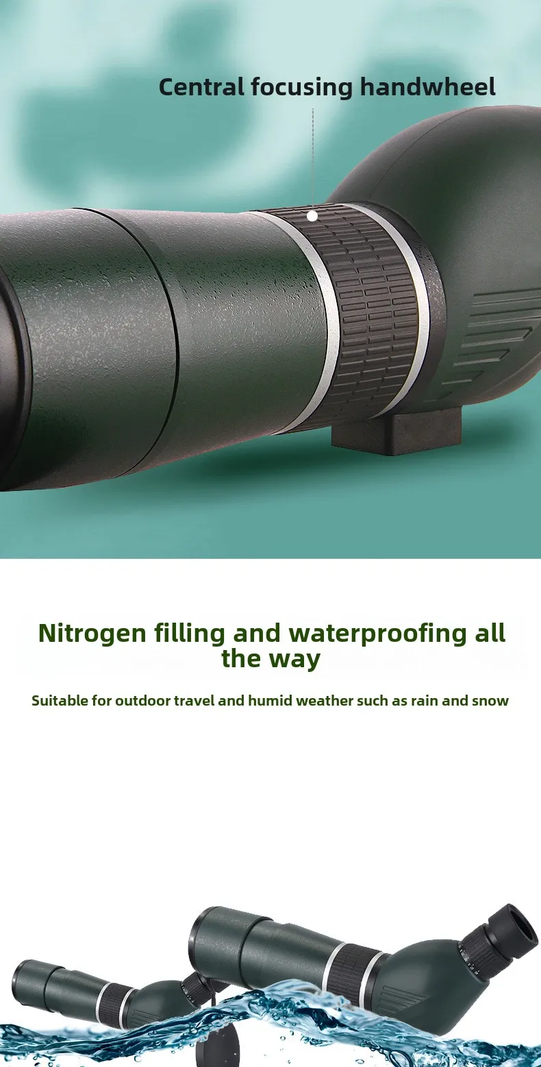 High-Power 20-60x60 Monocular Birdwatching Telescope High-Definition Low-Light Night Vision Outdoor Target Viewing Manufacturer