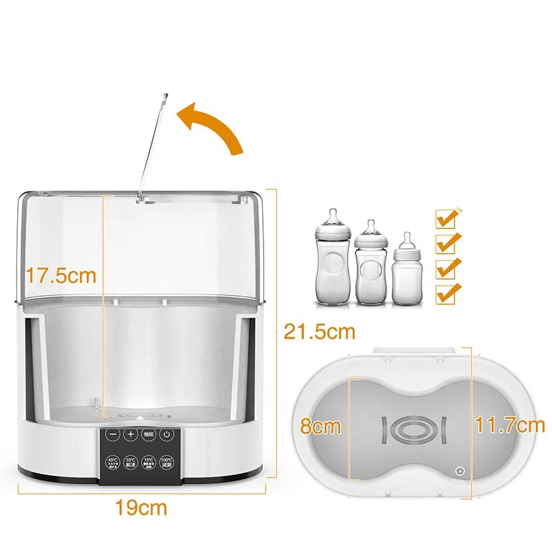 Multi-Function Baby Double Bottle Warmer Automatic Food Heating Warmer